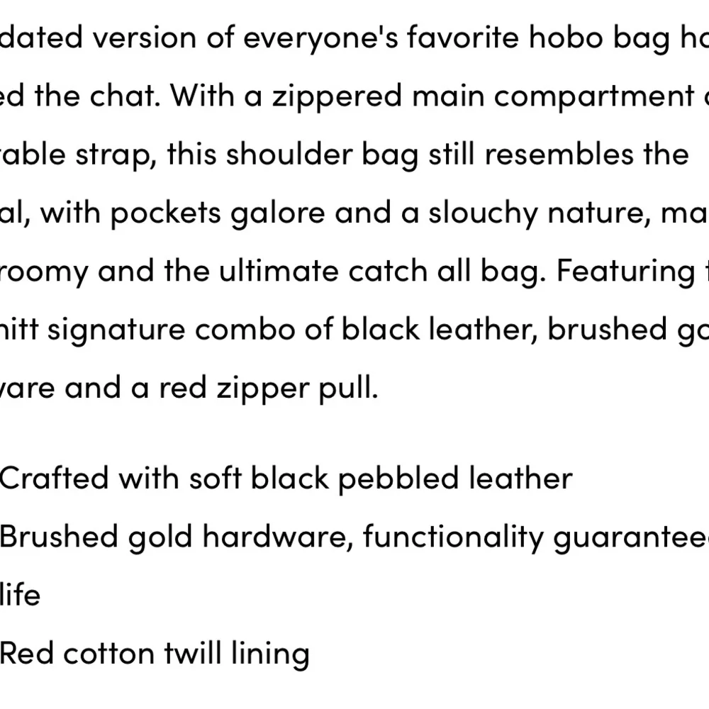 Hammitt Large Tom VIP Black Leather Hobo Bag Like New - Picture 8 of 8